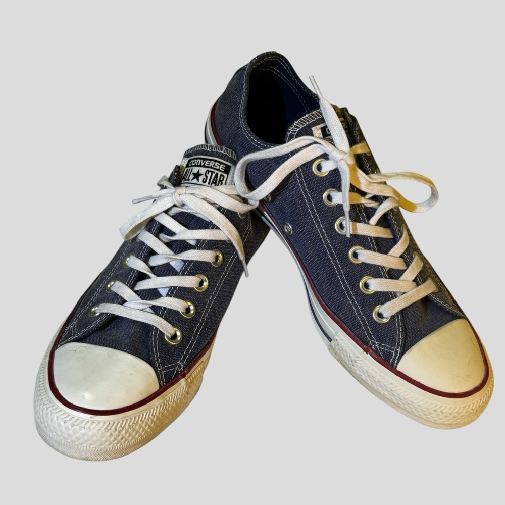 Converse Chuck Taylor All Star Denim Low Top Canvas Sneakers Women’s 8 Men’s 6